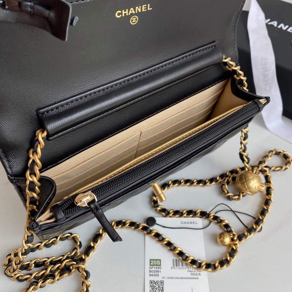 Chanel Wallet on Chain Lambskin AP1450 Black | chanel wallet on chain lambskin ap1450 71 voguebags.ru