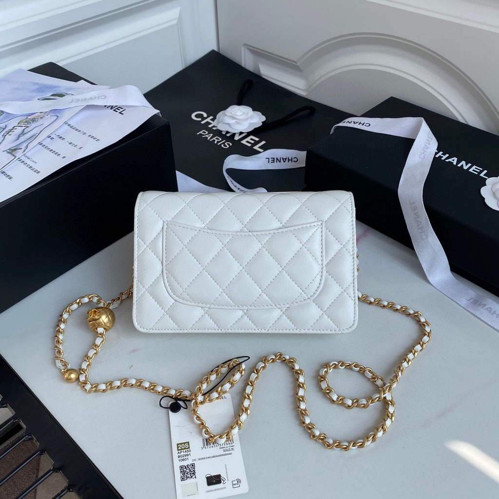 Chanel Wallet on Chain Lambskin AP1450 White | chanel wallet on chain lambskin ap1450 74 voguebags.ru