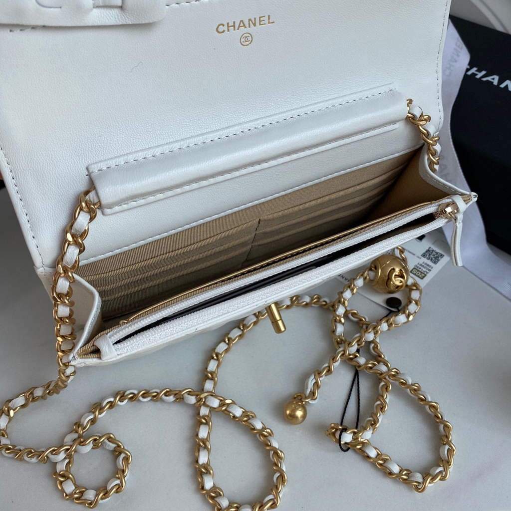 Chanel Wallet on Chain Lambskin AP1450 White | chanel wallet on chain lambskin ap1450 80 voguebags.ru