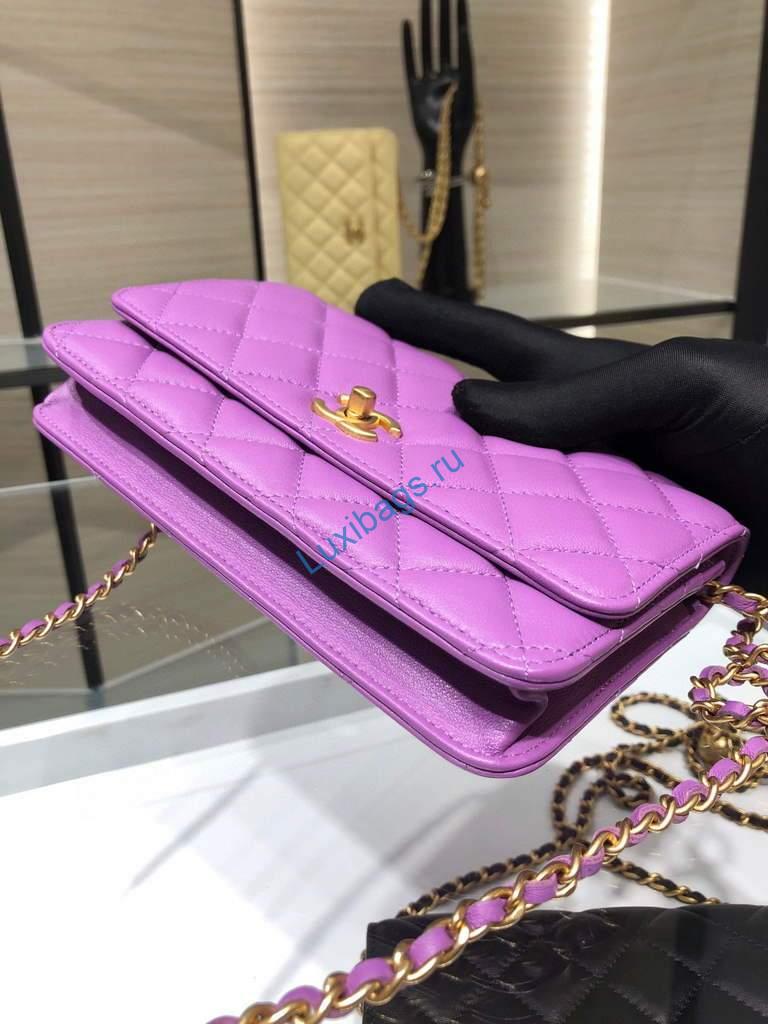 Chanel Wallet on Chain Lambskin AP1450 Purple | chanel wallet on chain lambskin ap1450 85 voguebags.ru