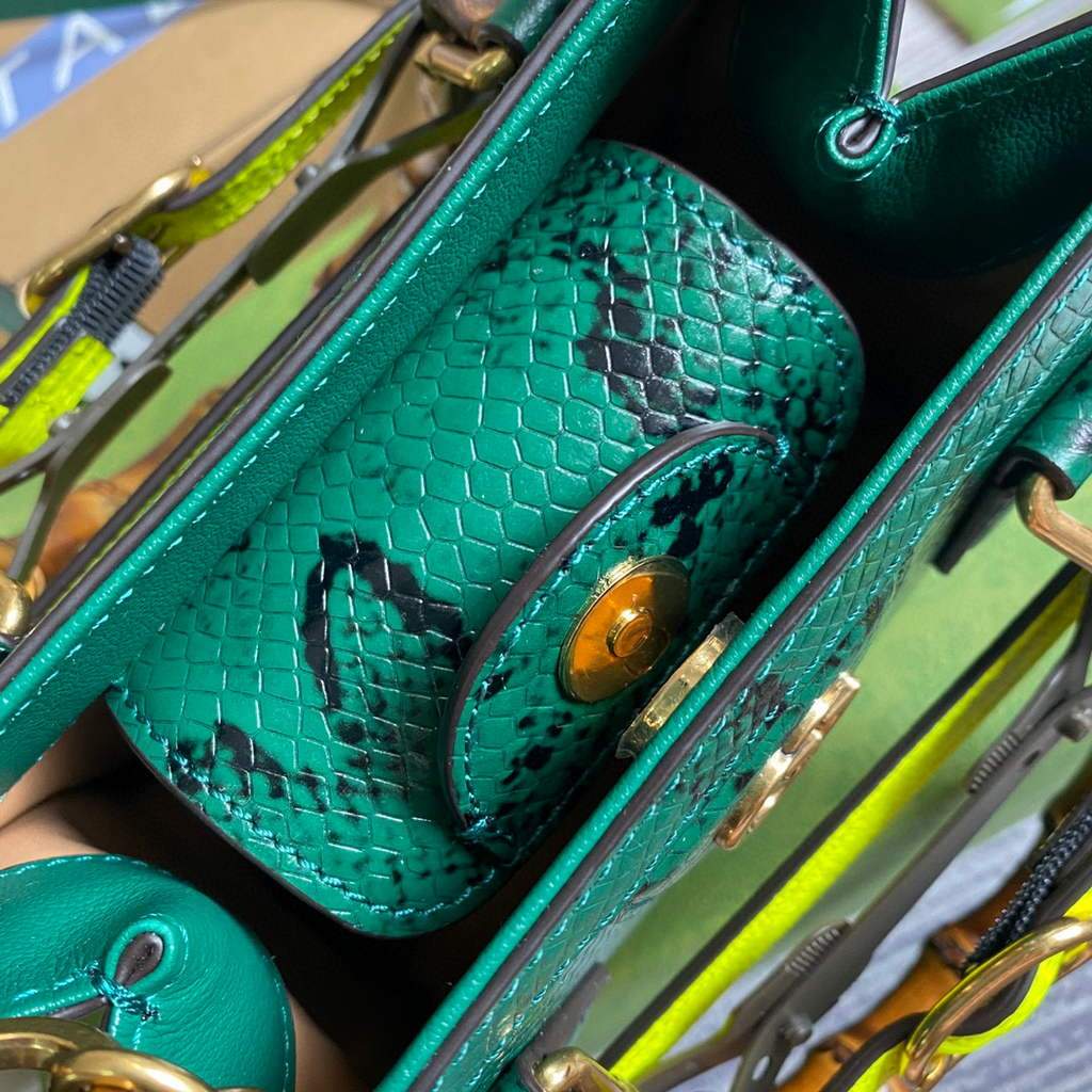 Gucci Diana Mini Tote Bag Snake Top Handle Bag Gucci ‎655661 Green | gucci diana mini tote bag snake top handle bag gucci 655661 117 voguebags.ru
