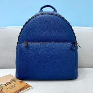 Fendi Backpack Calfskin Leather 2263 Blue