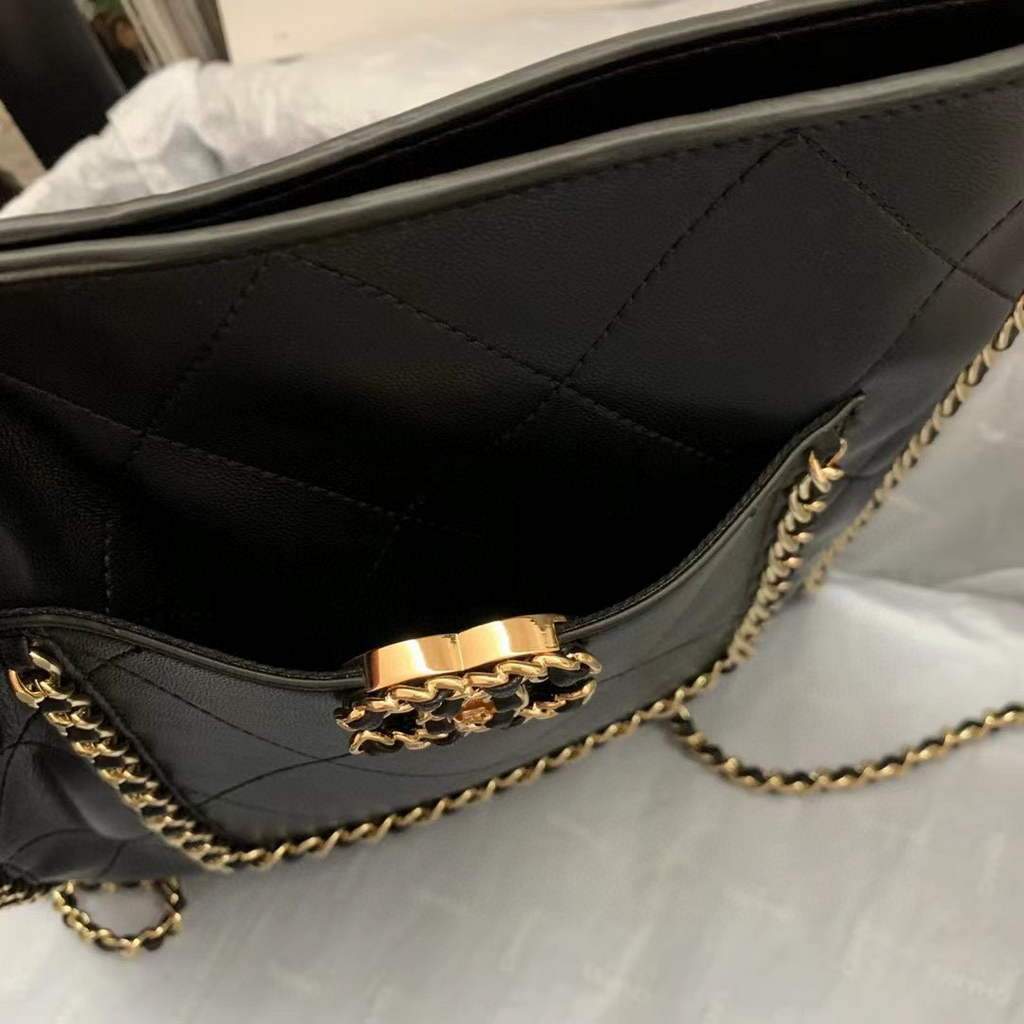 Chanel AS2973 Shopping Bag Calfskin Black | chanel as2973 shopping bag calfskin black 17