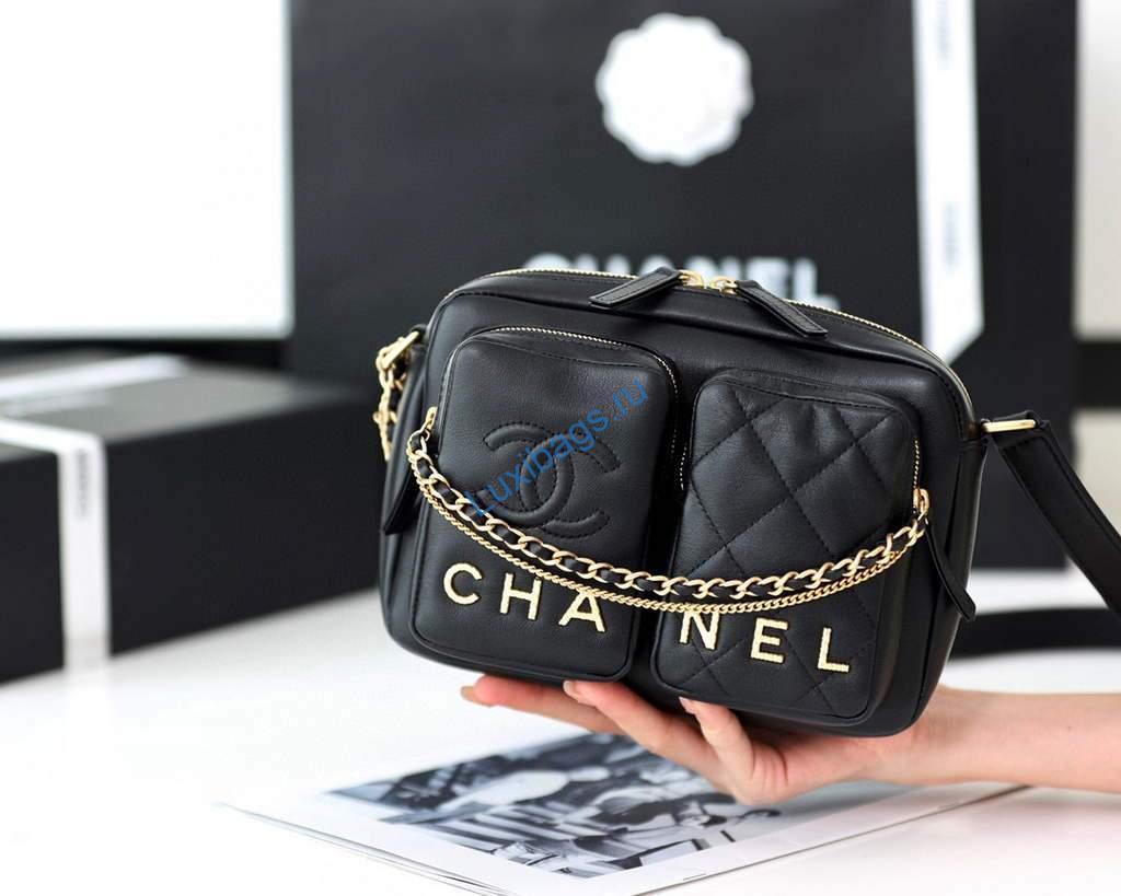 Chanel Camera Case Black AS2923 Bag | chanel camera case black as2923 bag 11