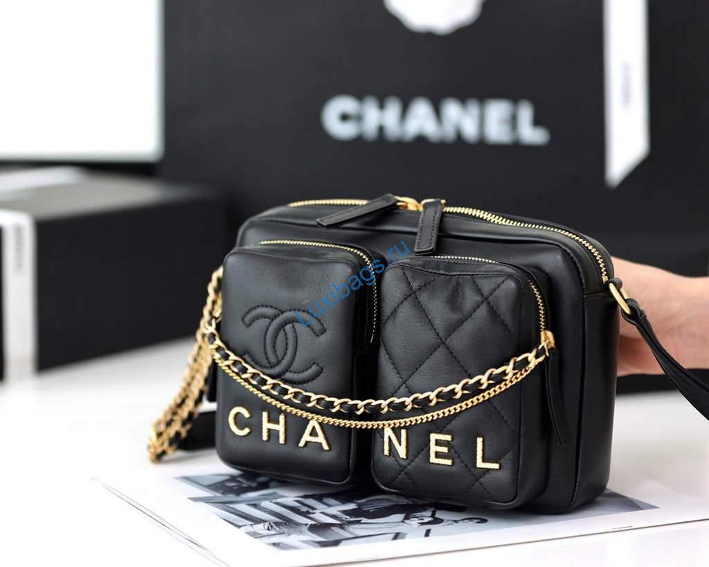 Chanel Camera Case Black AS2923 Bag | chanel camera case black as2923 bag 12