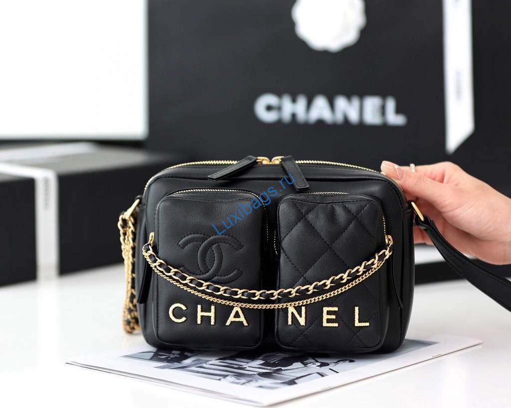 Chanel Camera Case Black AS2923 Bag | chanel camera case black as2923 bag 13