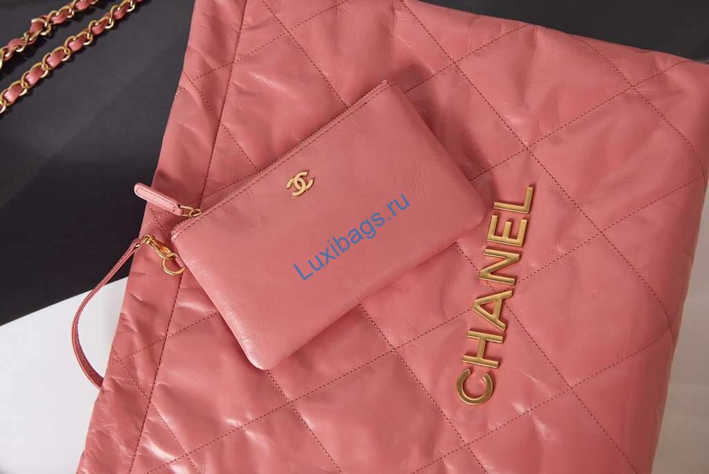 Chanel Shopping Bag Tote AS3261 Light Pink | chanel shopping bag tote as3261 22