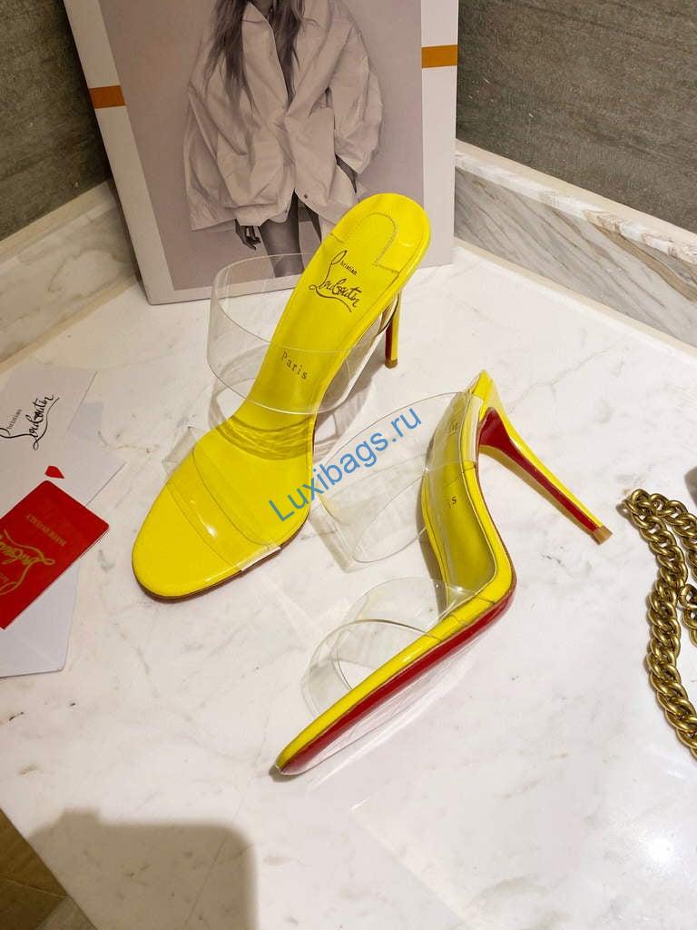 Christian Louboutin Sandal CL Pumps Shoes High 100mm CL79688