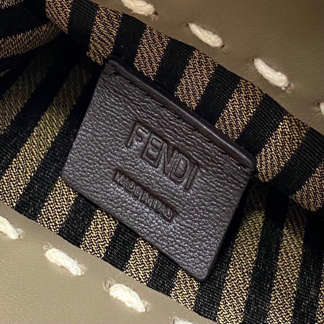 Fendi 8BS051 MINI SUNSHINE SHOPPER Gray leather and elaphe mini-bag | fendi 8bs051 mini sunshine shopper gray leather and elaphe mini bag 6
