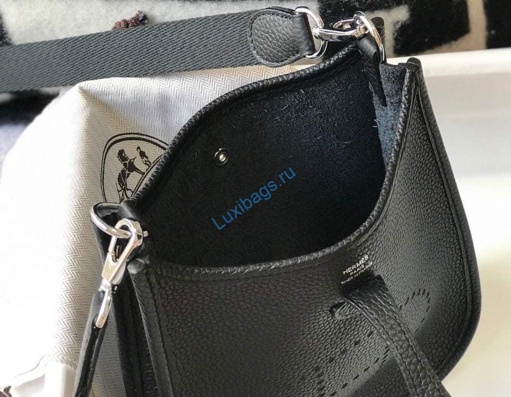 Hermes Evelyne Bag Designer Hermes Mini Crossbody Real Bag 20421 Black | hermes evelyne bag designer hermes mini crossbody real bag 20420 9
