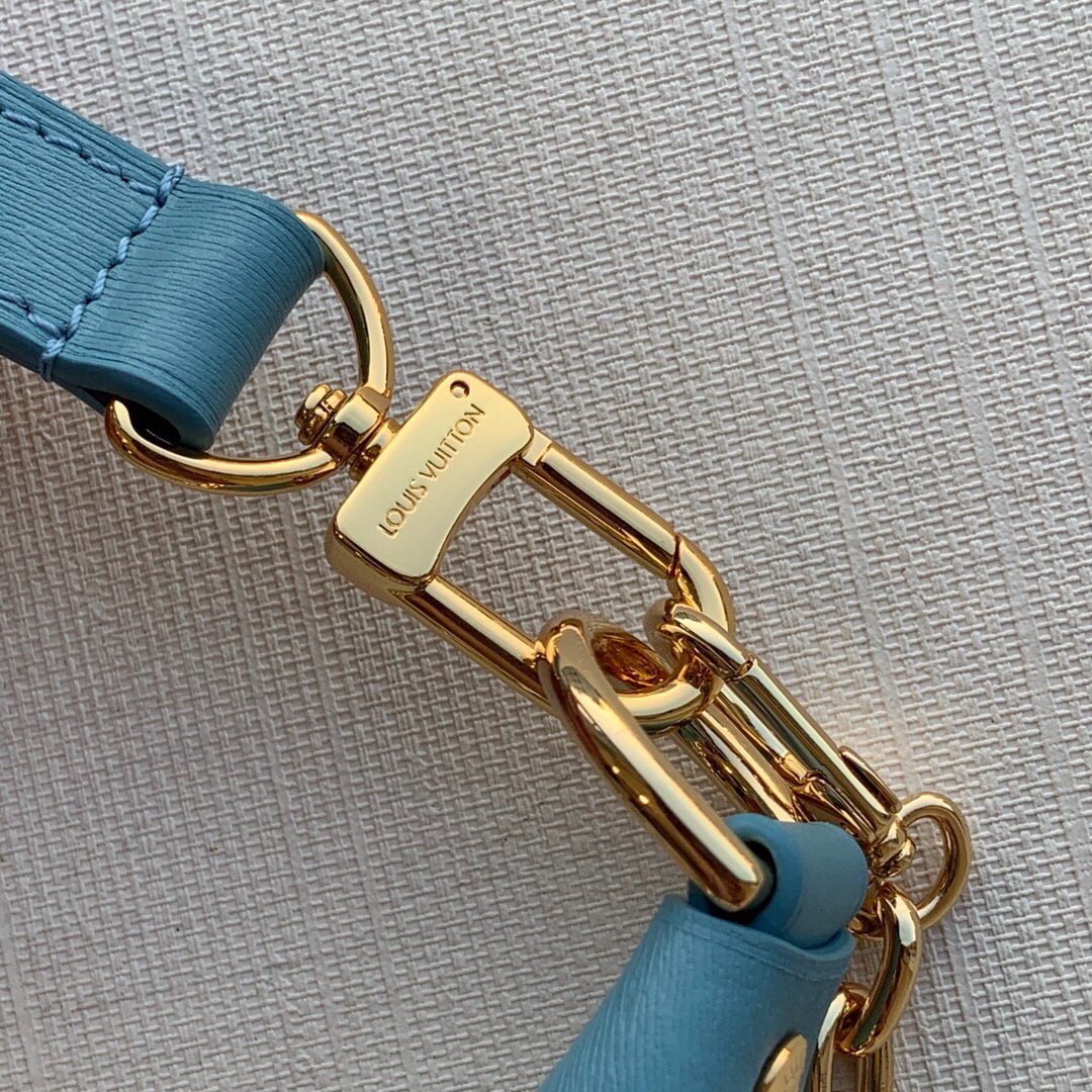 LV M81094 Louis Vuitton Loop Bag Ecru / Blue | lv m81094 louis vuitton loop bag ecru blue 15