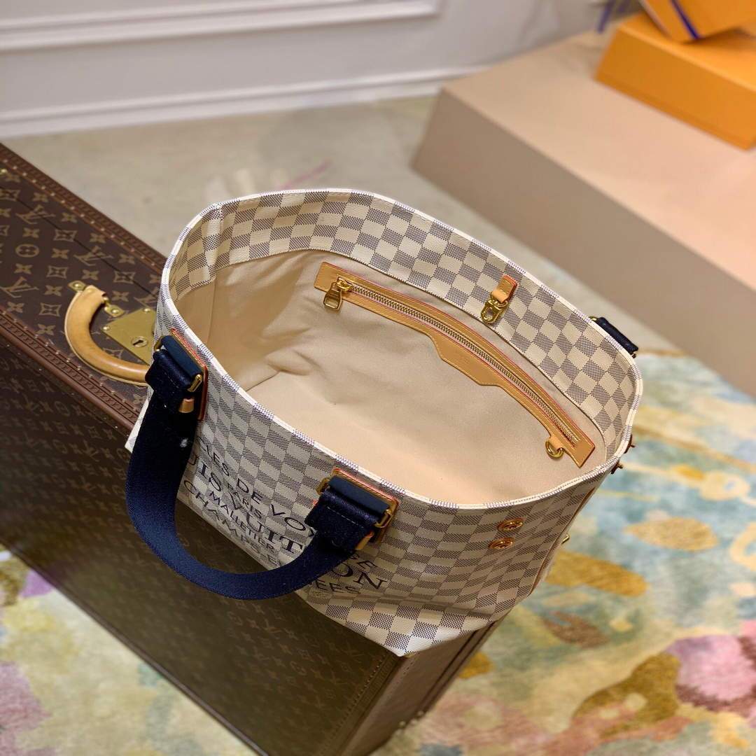 LV N41179 Louis Vuitton Cabas PM Plan Soleil Shoulder Tote Bag | lv n41179 louis vuitton cabas pm plan soleil shoulder tote bag 18