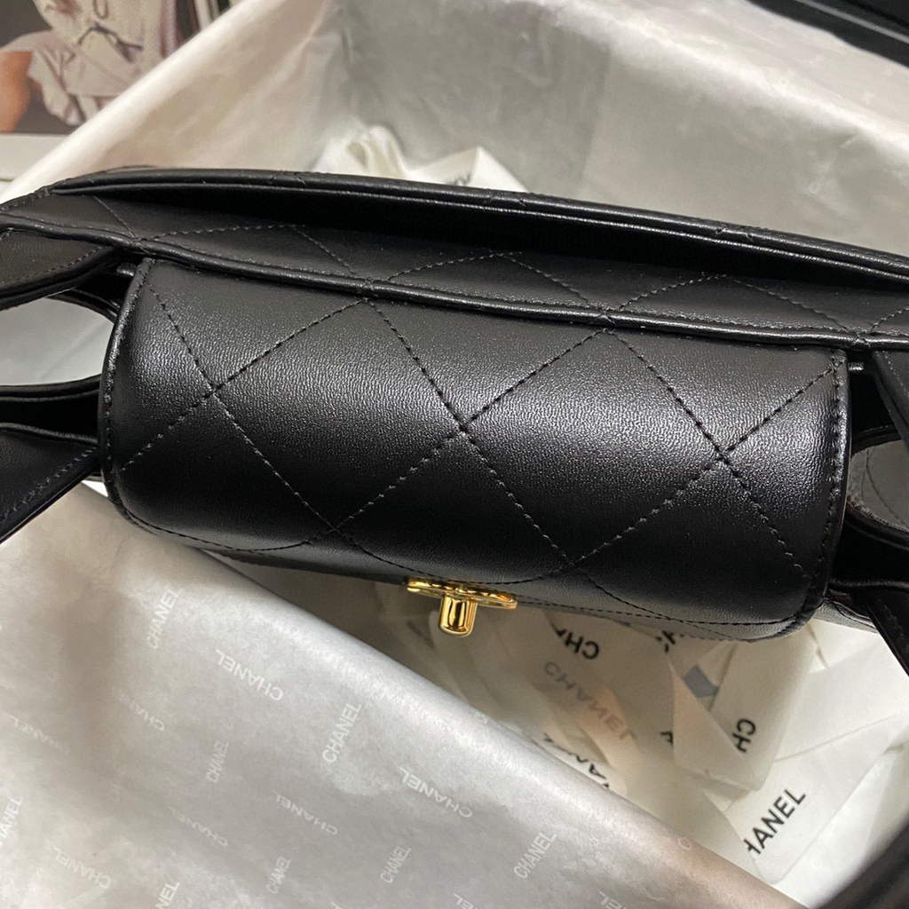 Chanel AS2457 Shoulder Shopping tote Bag Black | chanel as2457 shoulder shopping tote bag black 7