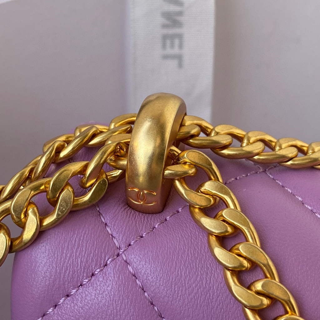 Chanel Flap Small Bag Lampskin Diamond AS1792 Purple | chanel flap bag lampskin diamond as1792 42