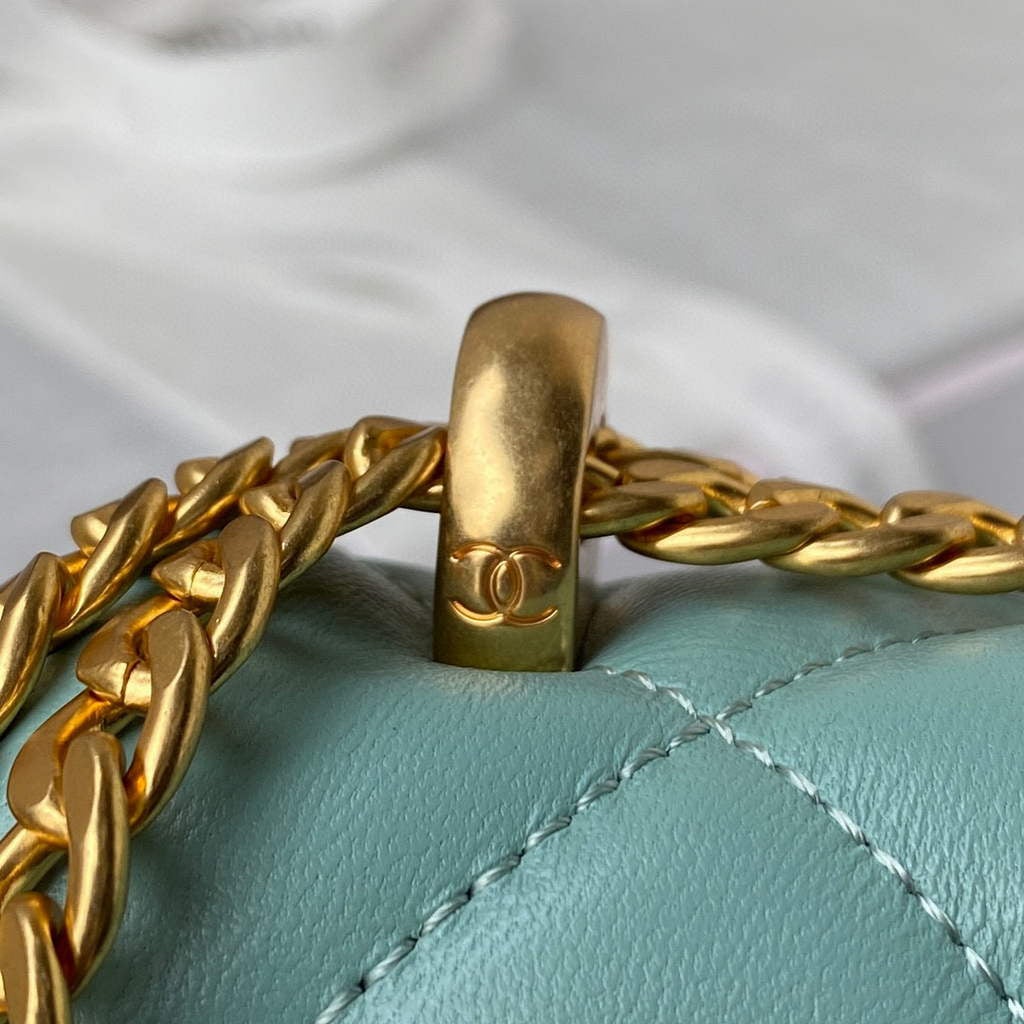 Chanel Flap Bag Lampskin Diamond AS1793 Blue | chanel flap bag lampskin diamond as1793 blue 5