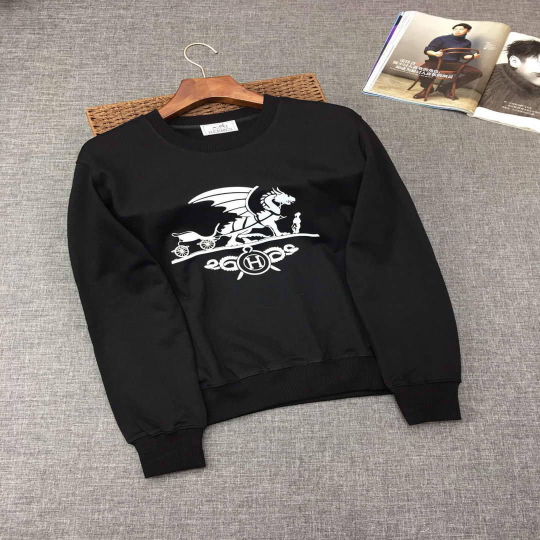 Hermes Men's Hoodie Designer Hermes Clothing H55682