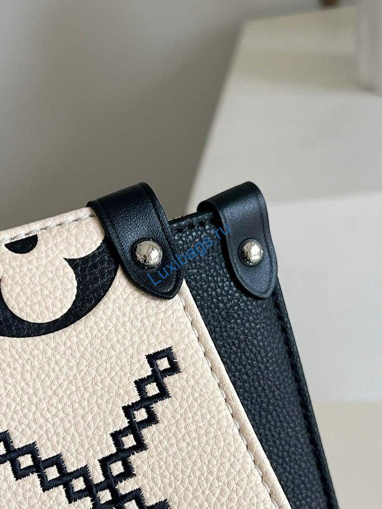 Louis Vuitton M46016 LV M46015 Onthego MM Monogram Crame | louis vuitton m46015 lv m46016 onthego mm monogram creame 6