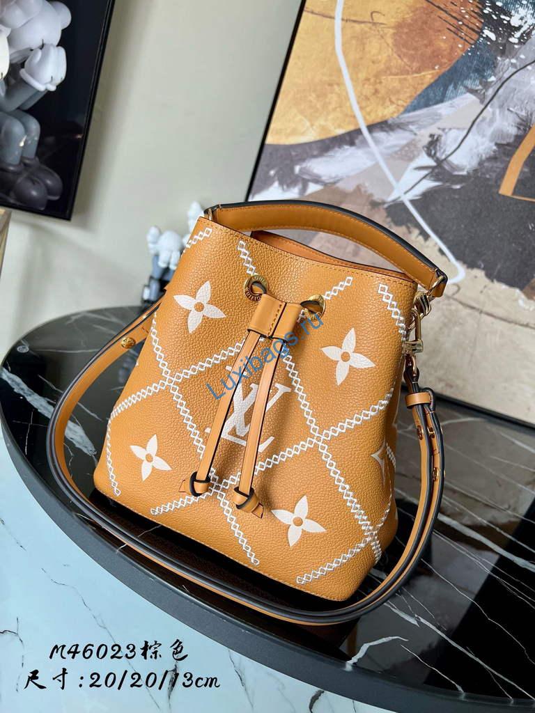 Louis Vuitton M46029 LV M46023 NéoNoé MM Monogram Arizona Brown