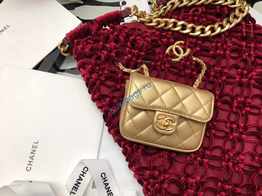 Chanel 99126 Small Box Bag Shoulder bag Red | chanel 99126 small box bag shoulder bag 03