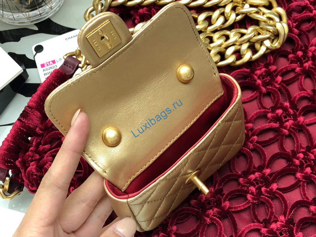Chanel 99126 Small Box Bag Shoulder bag Red | chanel 99126 small box bag shoulder bag 08