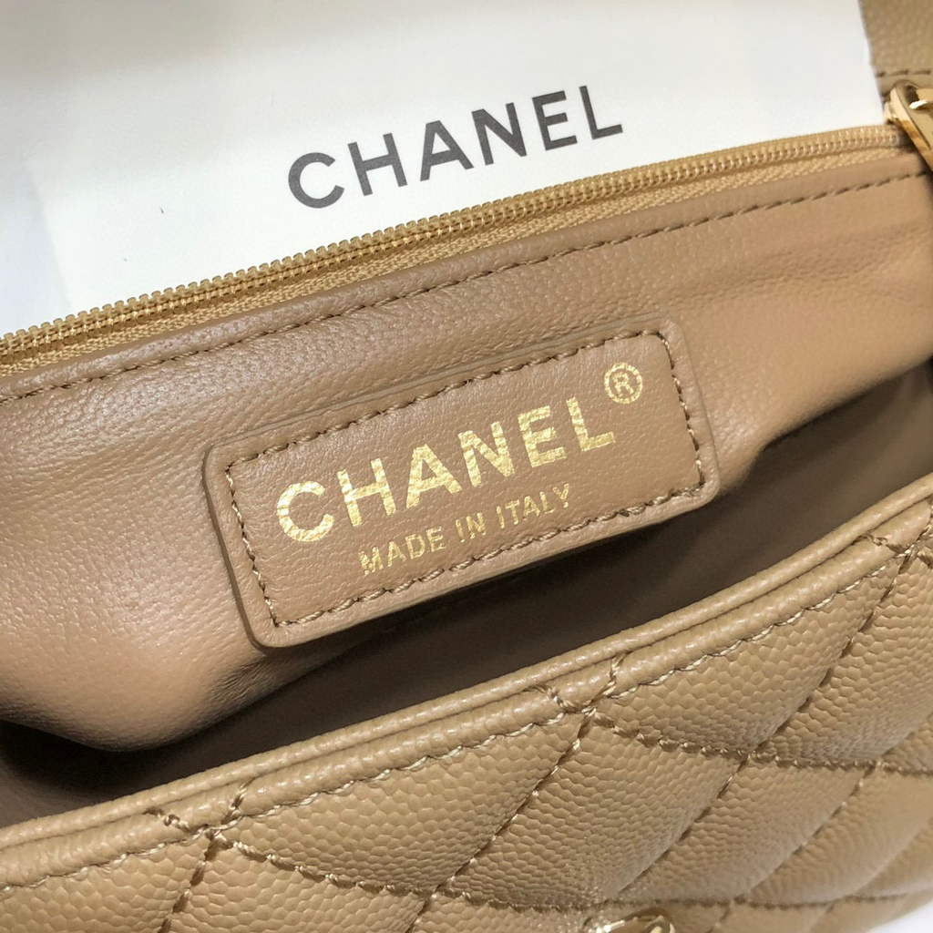 Chanel A92990 Medium Flap Bag With Top Handle Bag Light Apricot | chanel a92990 meduim flap bag with top handle handbag 38
