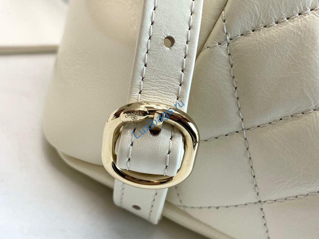 Chanel A99121 Backpack A3002 Calfskin White | chanel a99121 backpack a3002 calfskin red 13
