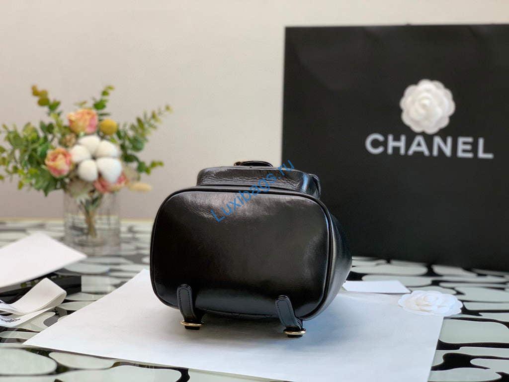 Chanel A99121 Backpack A3002 Calfskin Black | chanel a99121 backpack a3002 calfskin red 25