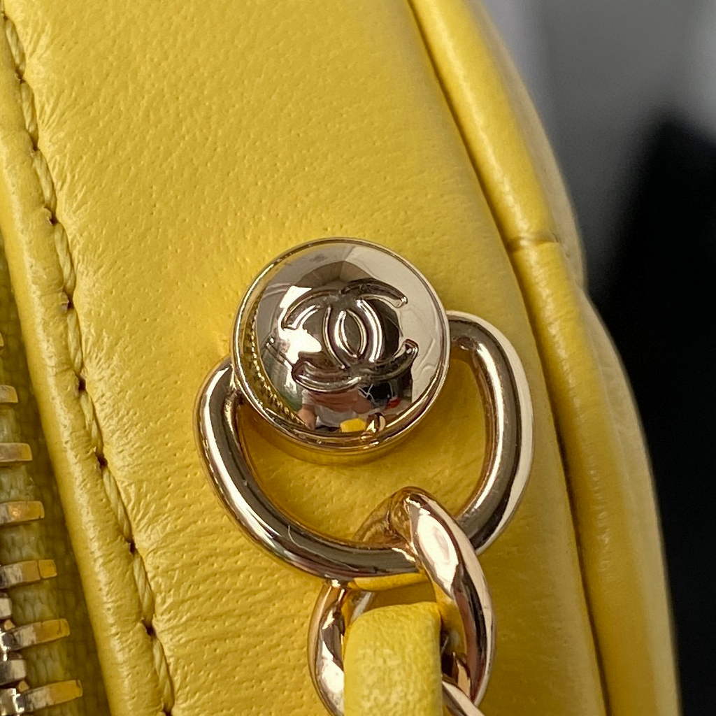 Chanel AS2927 heart clutch with chain Bag AP2784 Yellow | chanel as2927 flap bag lambskin yellow 06