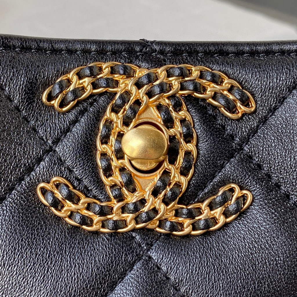 Chanel AS2977 Small Box Bag Shoulder bag Black | chanel as2977 small box bag shoulder bag 04