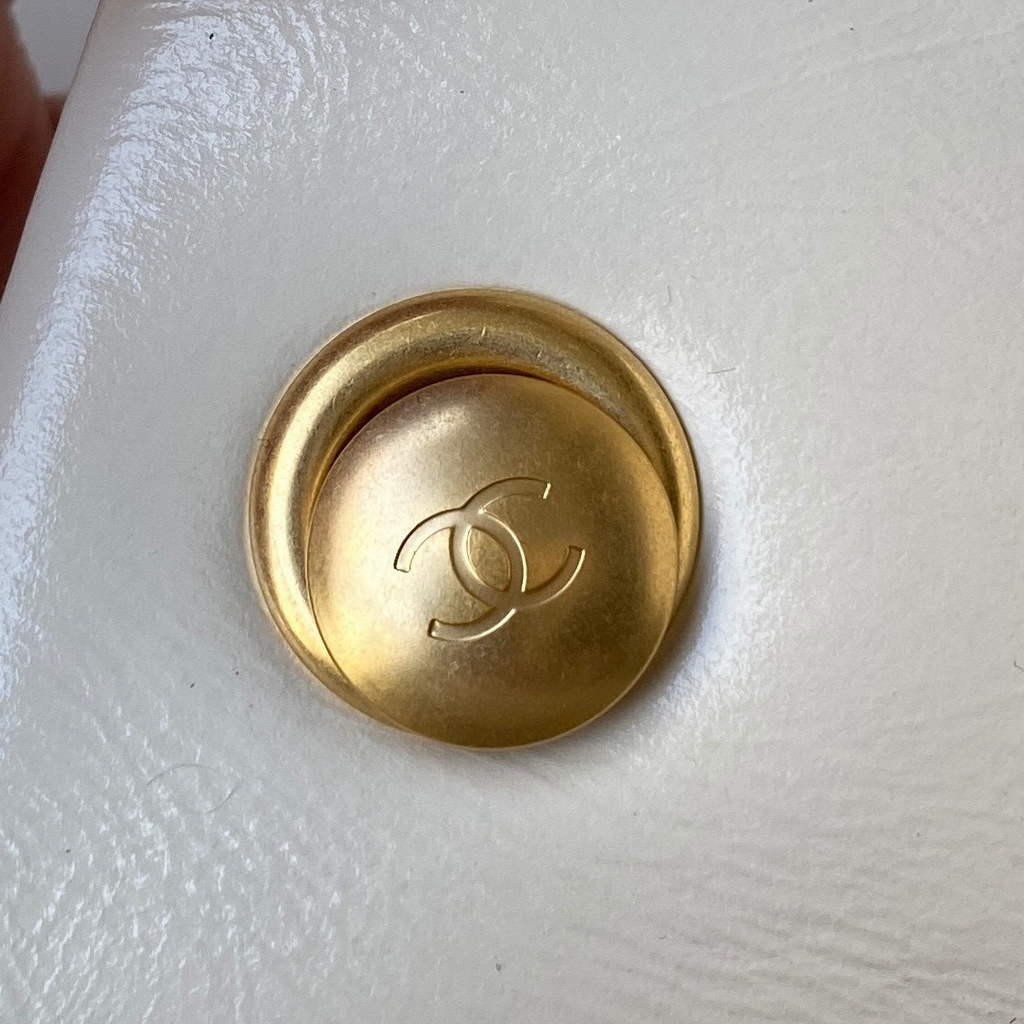 Chanel AS3000 Mini Flap Bag Calfskin White | chanel as3000 small flap bag lambskin 26
