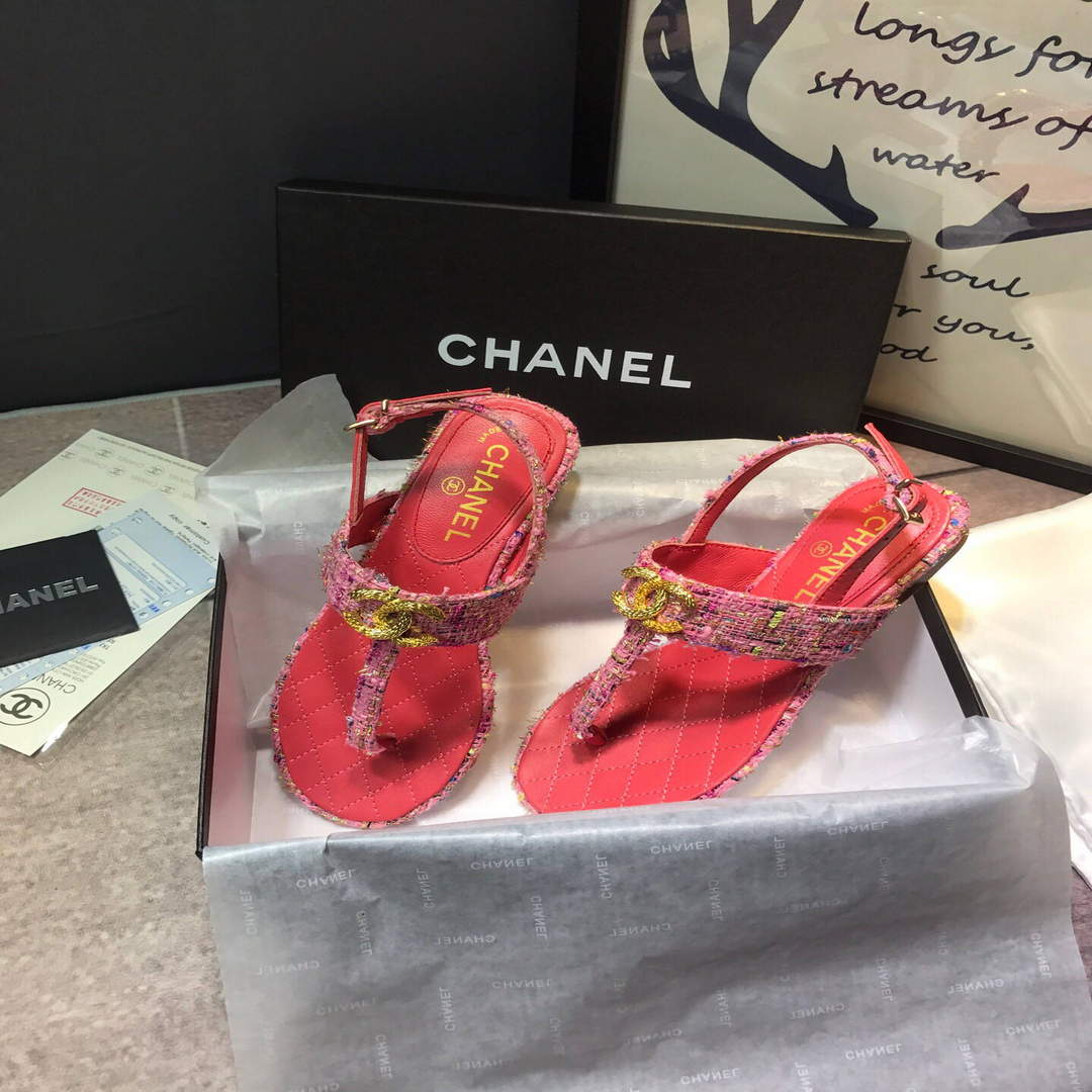 Chanel Women's Sandals Chanel Slippers Lambskin C90146 | chanel womens sandals chanel slippers lambskin 101