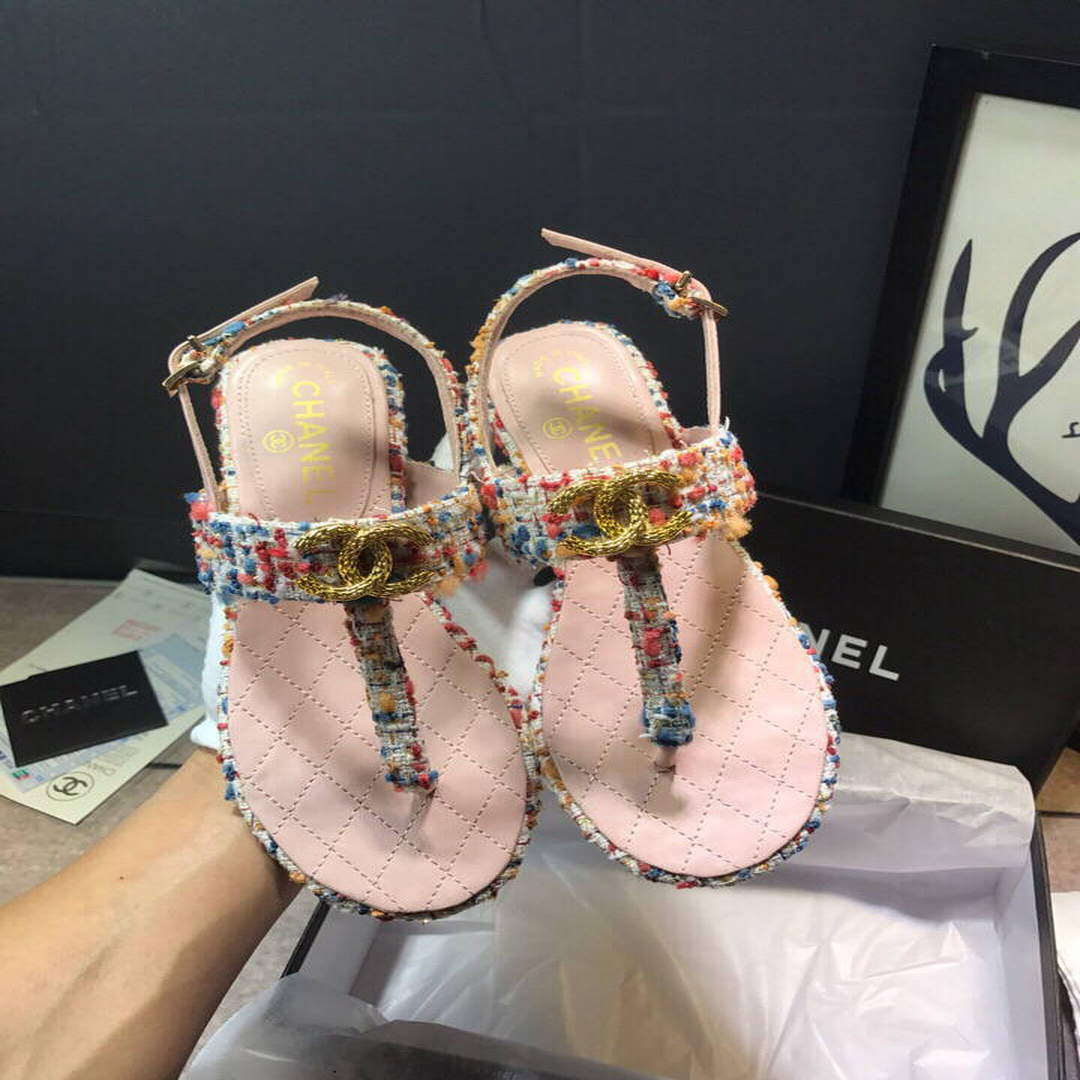 Chanel Women's Sandals Chanel Slippers Lambskin C90147 | chanel womens sandals chanel slippers lambskin 108