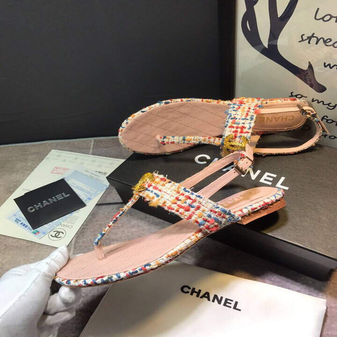 Chanel Women's Sandals Chanel Slippers Lambskin C90147 | chanel womens sandals chanel slippers lambskin 110