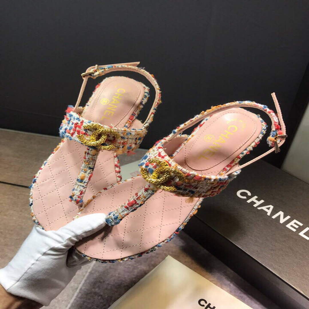 Chanel Women's Sandals Chanel Slippers Lambskin C90147 | chanel womens sandals chanel slippers lambskin 112