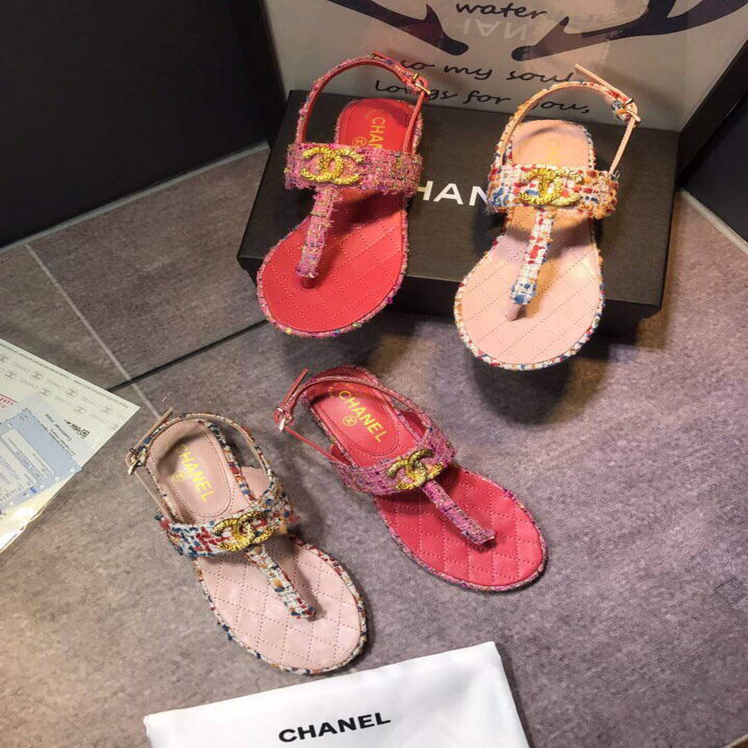 Chanel Women's Sandals Chanel Slippers Lambskin C90147 | chanel womens sandals chanel slippers lambskin 114