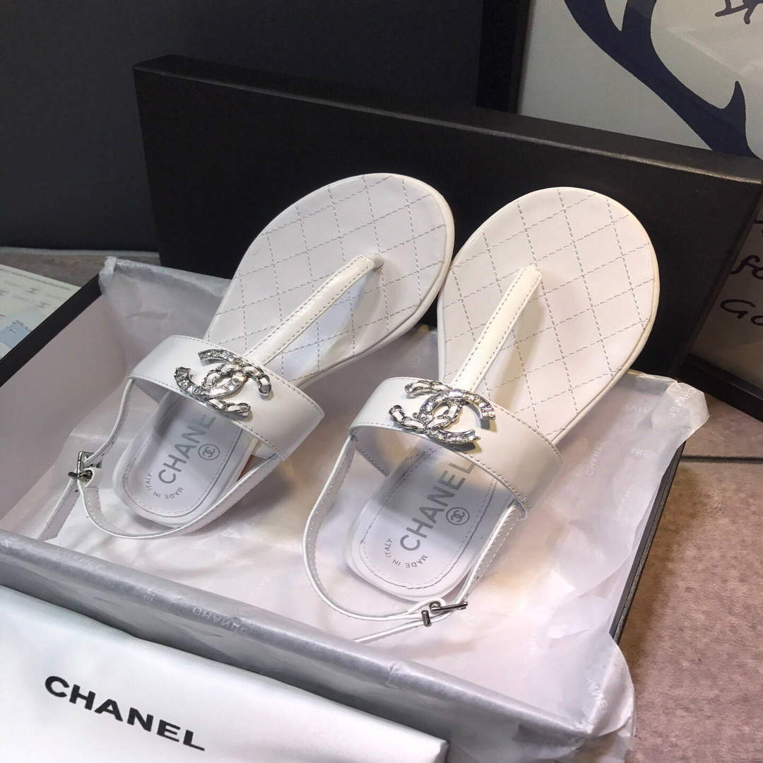 Chanel Women's Sandals Chanel Slippers Lambskin C90149 | chanel womens sandals chanel slippers lambskin 129