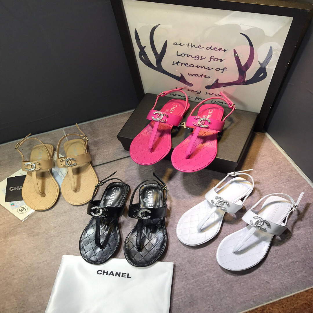 Chanel Women's Sandals Chanel Slippers Lambskin C90149 | chanel womens sandals chanel slippers lambskin 134