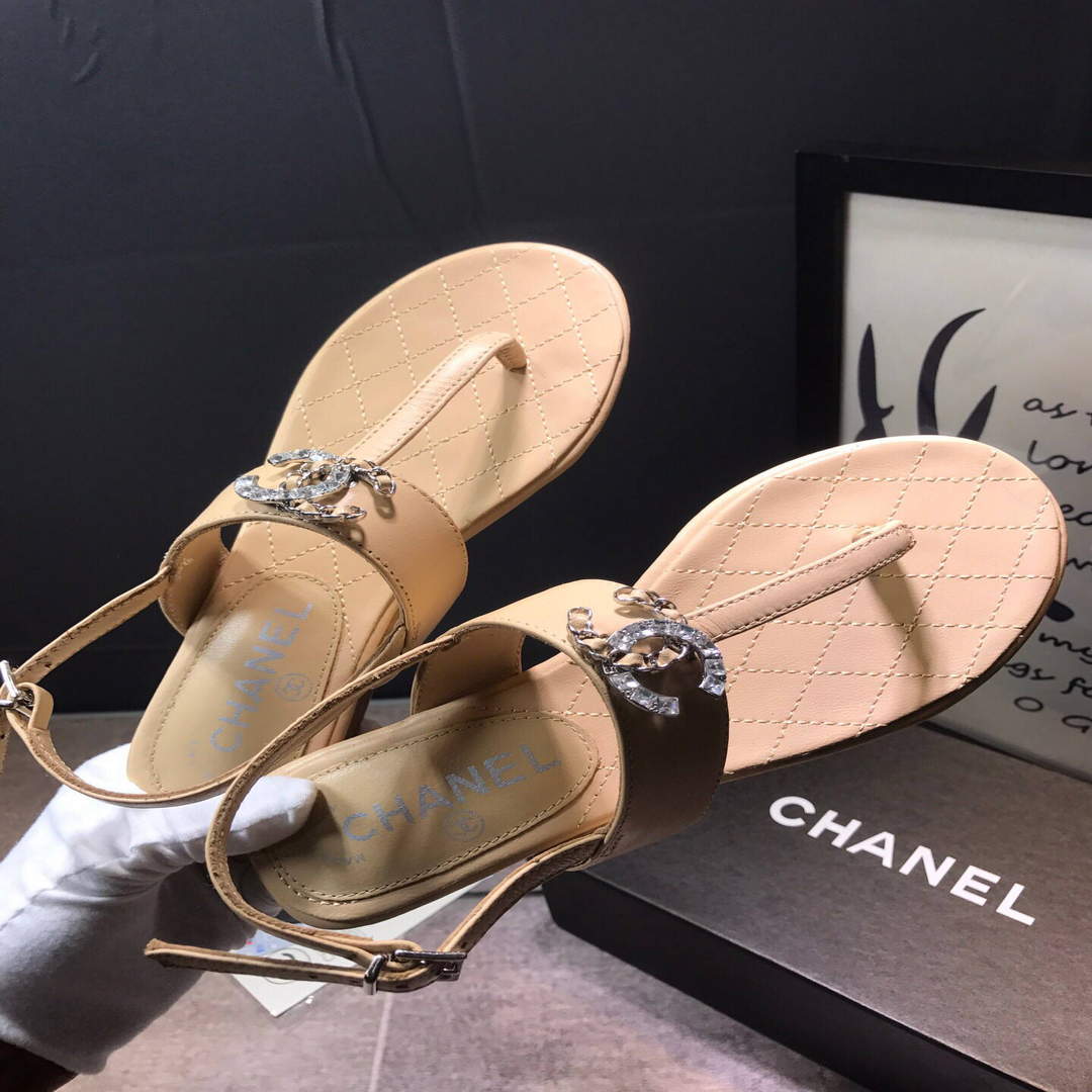Chanel Women's Sandals Chanel Slippers Lambskin C90150 | chanel womens sandals chanel slippers lambskin 140