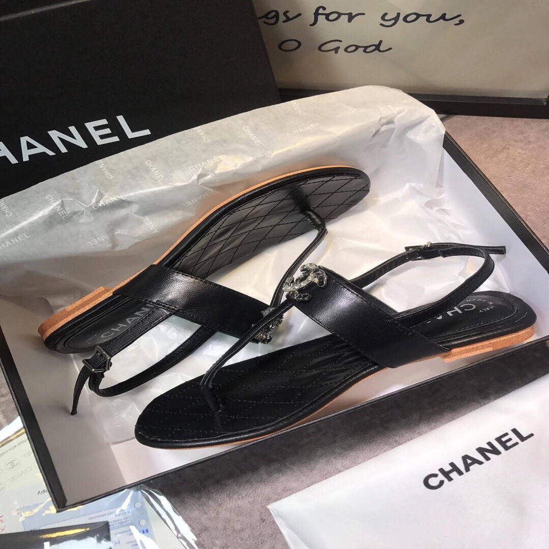 Chanel Women's Sandals Chanel Slippers Lambskin C90151 | chanel womens sandals chanel slippers lambskin 151
