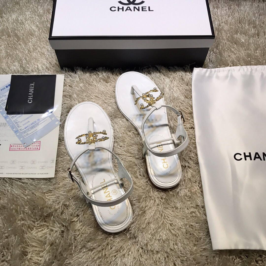 Chanel Women's Sandals Chanel Slippers Lambskin C90152 | chanel womens sandals chanel slippers lambskin 159