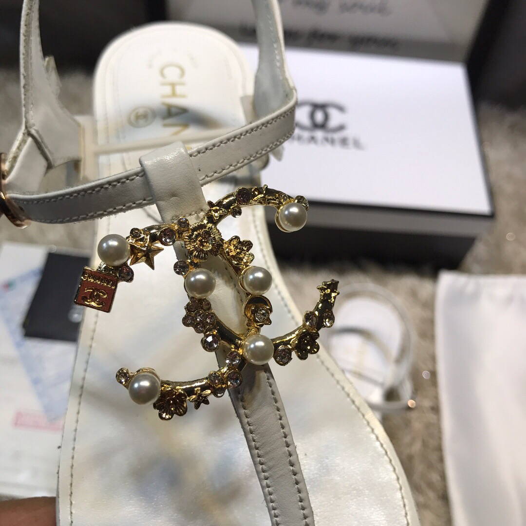 Chanel Women's Sandals Chanel Slippers Lambskin C90152 | chanel womens sandals chanel slippers lambskin 162