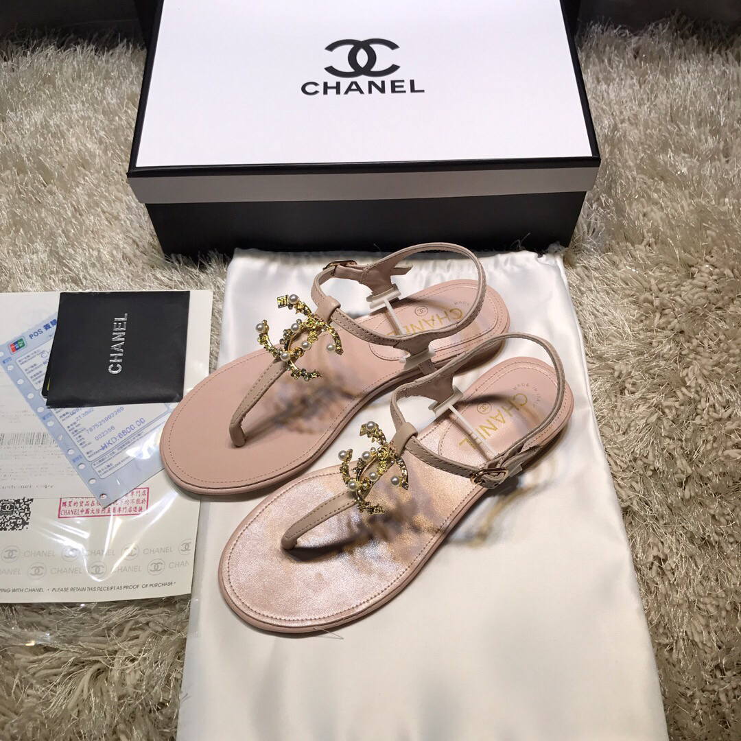 Chanel Women's Sandals Chanel Slippers Lambskin C90153 | chanel womens sandals chanel slippers lambskin 168