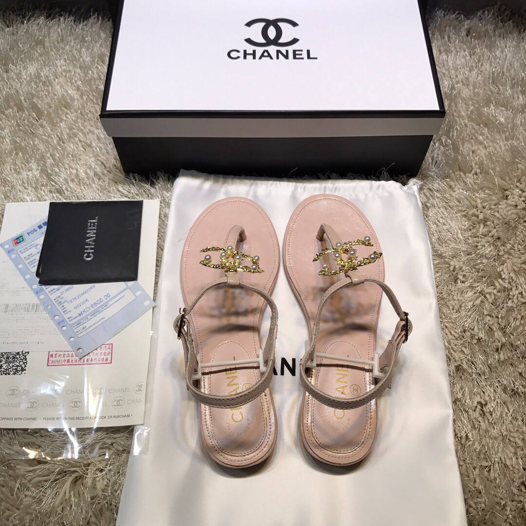 Chanel Women's Sandals Chanel Slippers Lambskin C90153 | chanel womens sandals chanel slippers lambskin 169