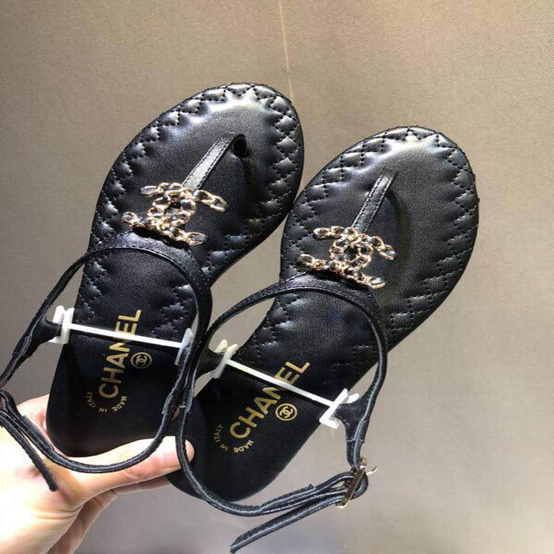 Chanel Women's Sandals Chanel Slippers Lambskin C90156 | chanel womens sandals chanel slippers lambskin 199
