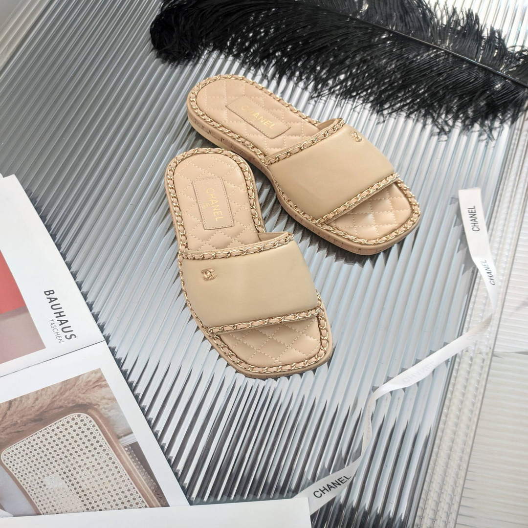 Chanel Women's Sandals Chanel Slippers Lambskin C90134 | chanel womens sandals chanel slippers lambskin 2