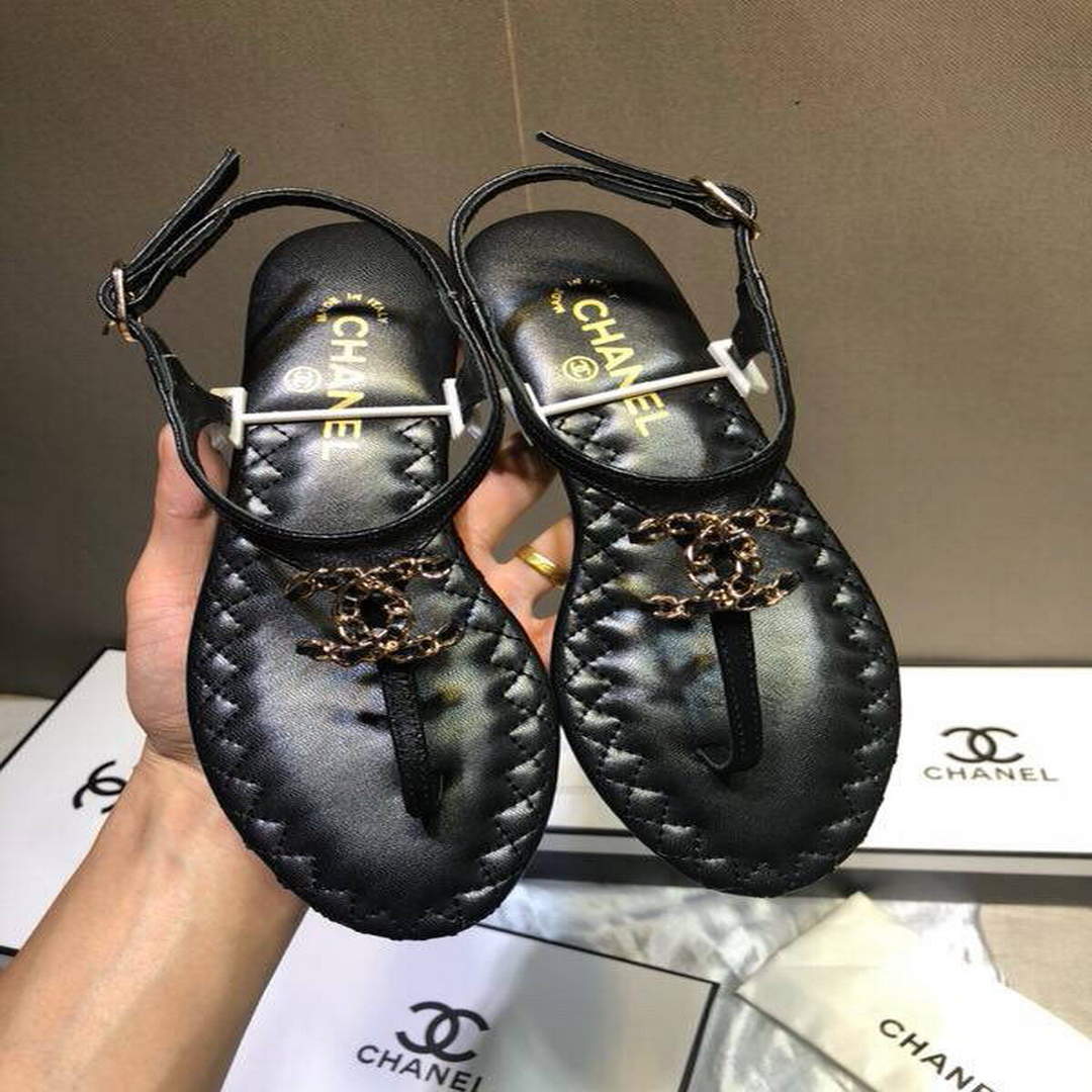 Chanel Women's Sandals Chanel Slippers Lambskin C90156 | chanel womens sandals chanel slippers lambskin 200