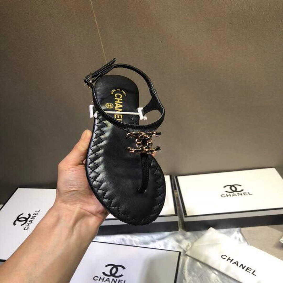 Chanel Women's Sandals Chanel Slippers Lambskin C90156 | chanel womens sandals chanel slippers lambskin 201