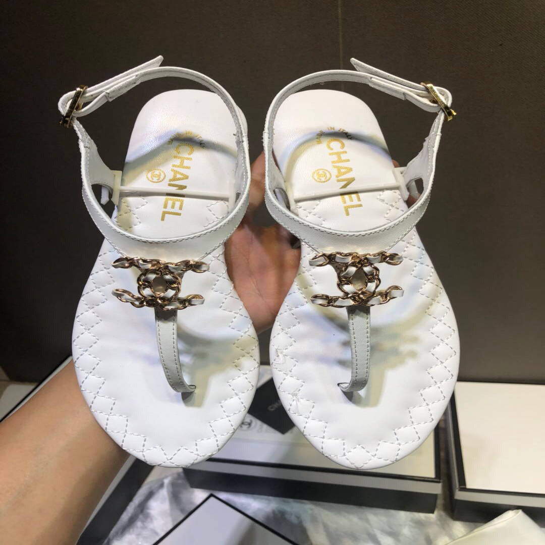 Chanel Women's Sandals Chanel Slippers Lambskin C90159 | chanel womens sandals chanel slippers lambskin 230