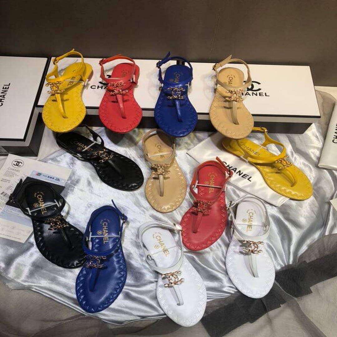 Chanel Women's Sandals Chanel Slippers Lambskin C90160 | chanel womens sandals chanel slippers lambskin 242