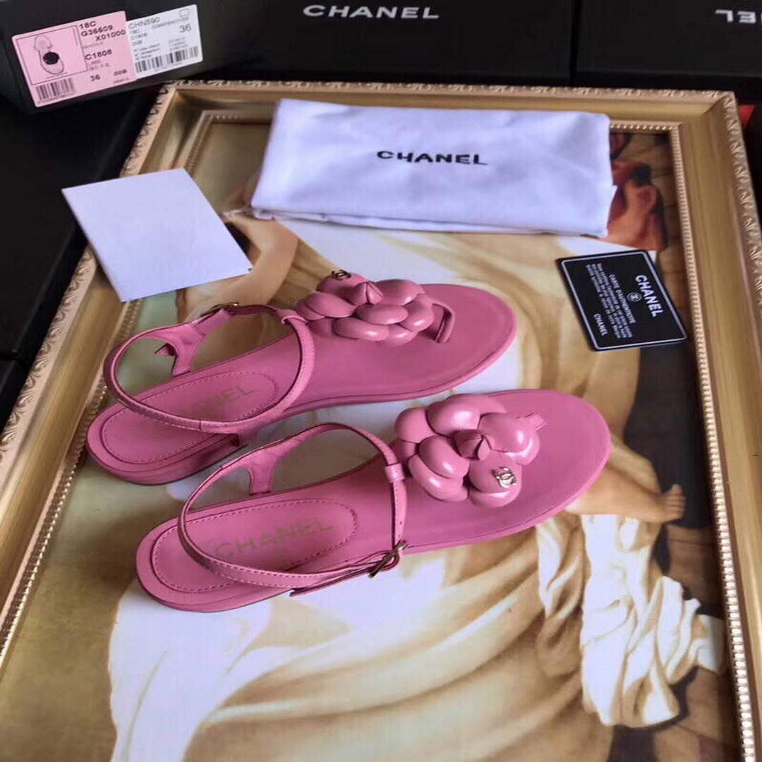 Chanel Women's Sandals Chanel Slippers Lambskin C90164 | chanel womens sandals chanel slippers lambskin 277